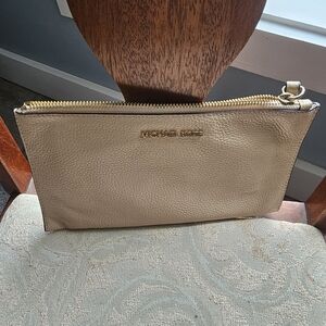 Michael Kors Tan Wristlet